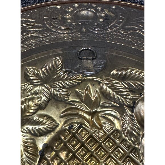 Luxurious Gold Charger Plates Set of 2 Antique Design 14" Dinnerware Table Decor - Picture 7 of 11